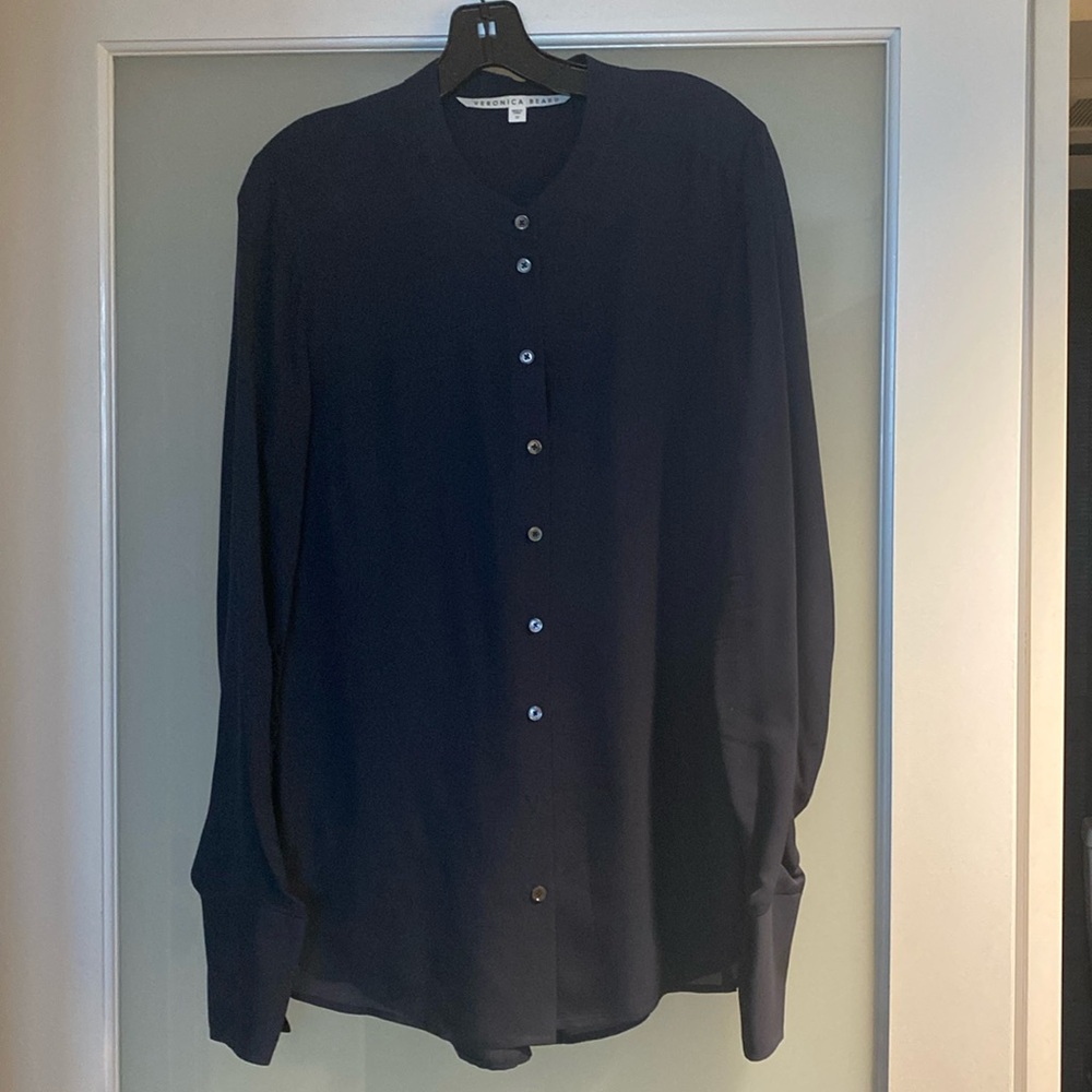 Navy blouse